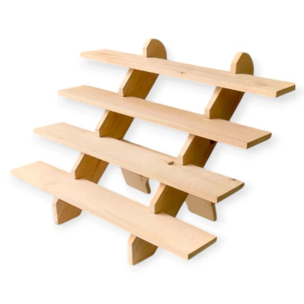 4 Step Dismantling pinewood Display stand