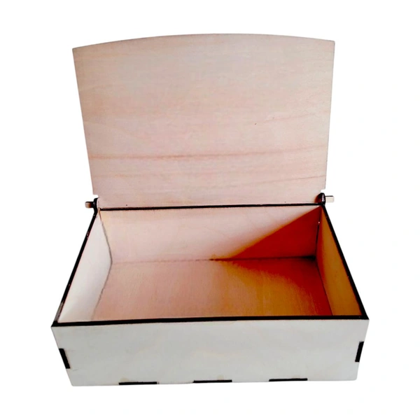 DIY Birch Plywood Box - 4 * 4 * 2 Inches