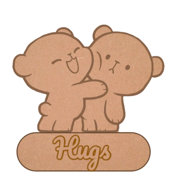 Couple Panda Name Board / Wall Decor - 6mm