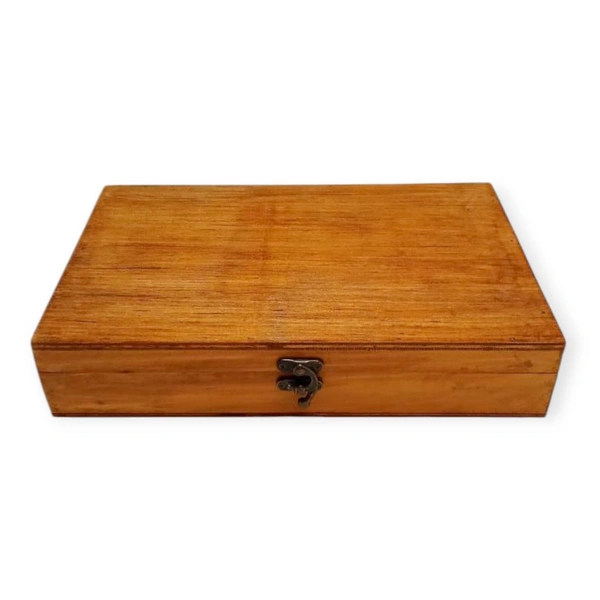 Pinewood Box with Walnut Polish