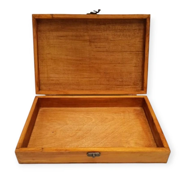 Pinewood Box with Walnut Polish