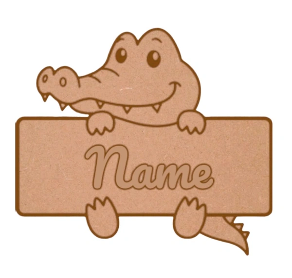 Alligator Double Layer Fridge Magnet - 1 Pc