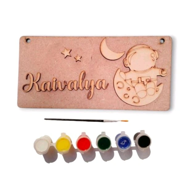 Kids Astronaut DIY Kits Girls / Boys with tempera colours - 1pc