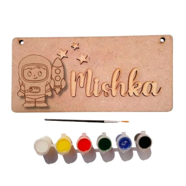 Kids Astronaut DIY Kits Girls / Boys with tempera colours - 1pc