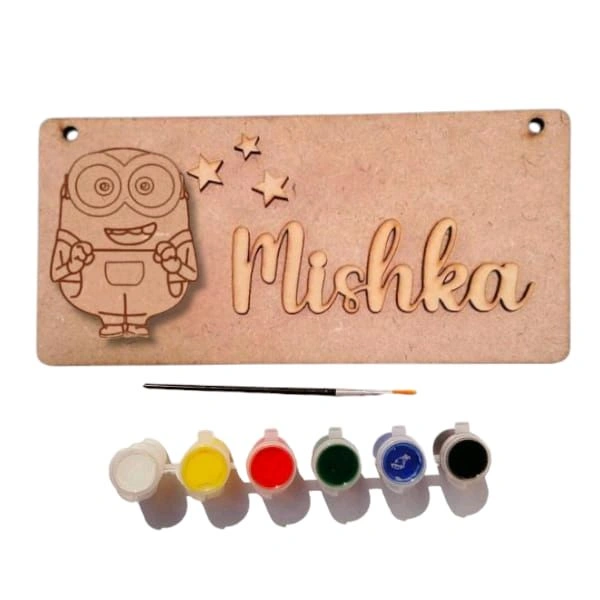 Kids Minion DIY Kits Girls / Boys with tempera colours - 5pcs