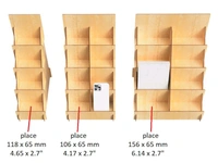 Collapsible Versatile Store Stand for Booklets, Magazines, and Souvenirs.