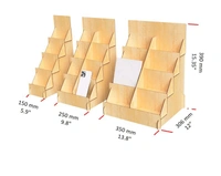 Collapsible Versatile Store Stand for Booklets, Magazines, and Souvenirs.