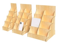 Collapsible Versatile Store Stand for Booklets, Magazines, and Souvenirs.