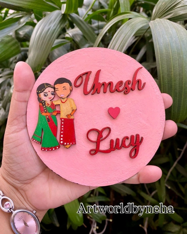 Fridge Magnet - Couples Wedding Anniversary Valentine's Day - 5 Pcs