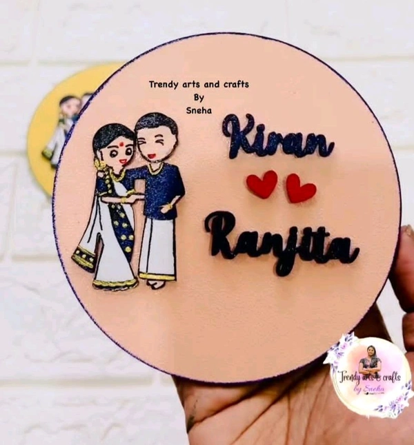 Fridge Magnet - Couples Wedding Anniversary Valentine's Day - 5 Pcs