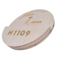 Round Curved Planter Name Board - 15 Inches, Without Name