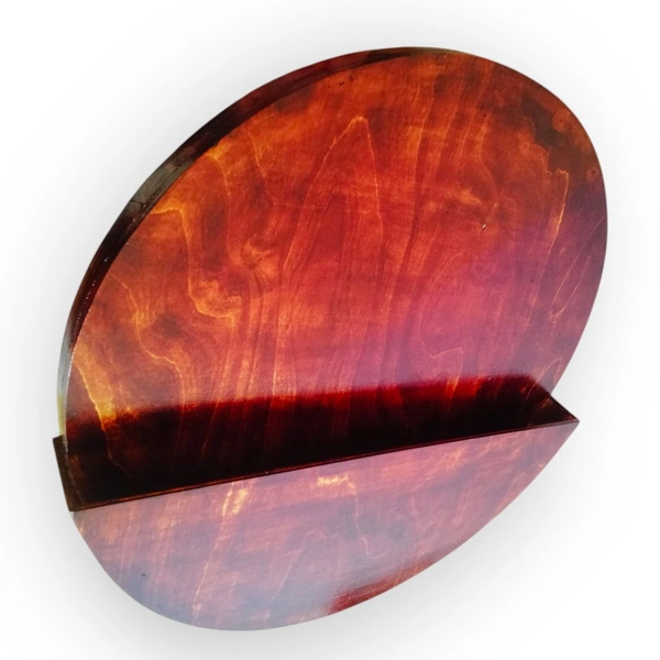 Round Curved Planter Name Board - 15 Inches, Without Name