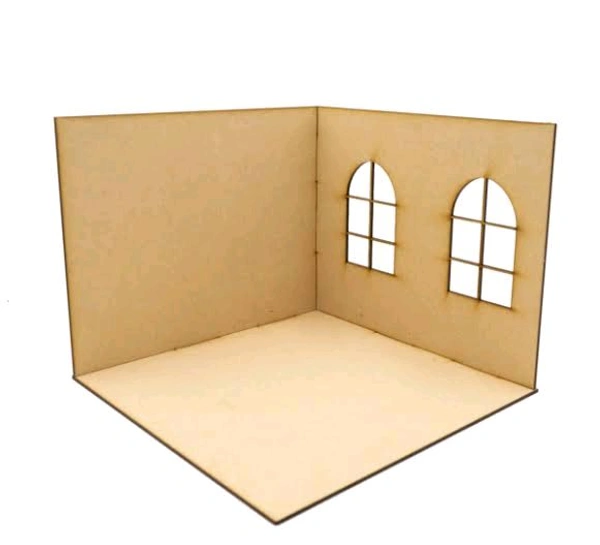 DIY RoomBox / Dollhouse Open - With Window - 8 * 8 * 8 Inches