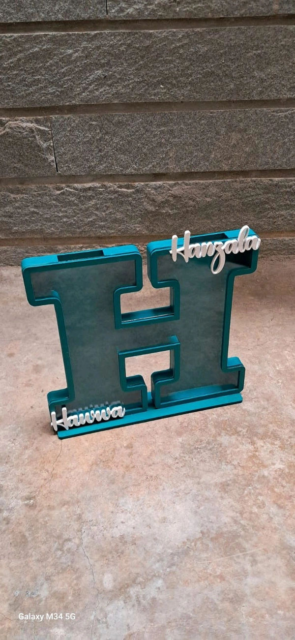 Monogram/ Letter / Alphabet Piggy Bank