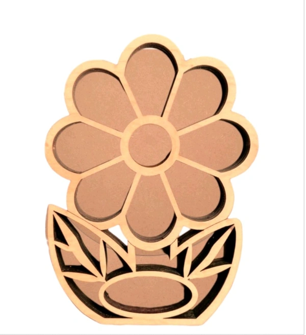 Self Standing Piggy Bank - Flower - 6 Inches, DIY