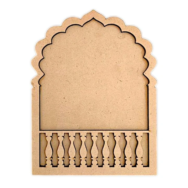 Rajasthani Traditional Jharokha - With Window Grill - 6 * 4.5 Inches