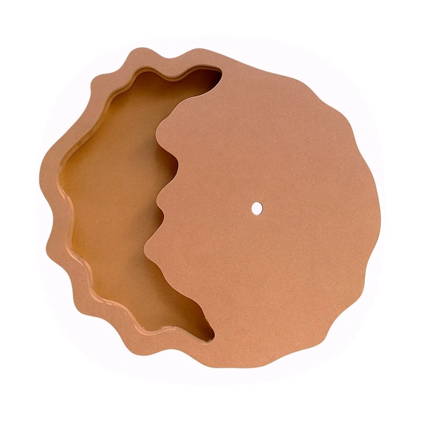 Geode / Agate Round Varmala / Flower Preservation Base - Model 3 - 16 Inches, 24mm