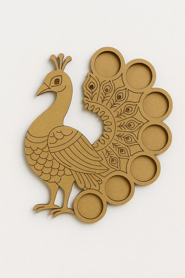 Peacock Tea Light Holder