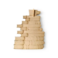 Book Stack - Photo Fridge Magnet - 10 pcs