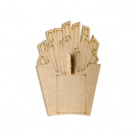 French Fries - Photo Fridge Magnet - 10 pcs