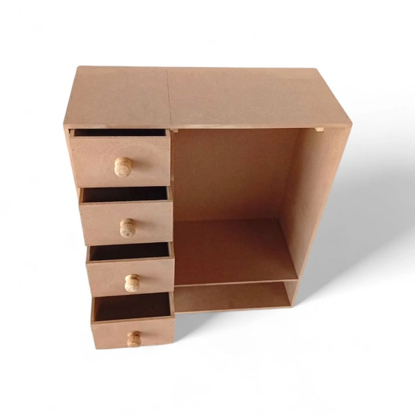 Doll House with Drawer Doll Cloth Hanger Organizer - 18*12*6 inches