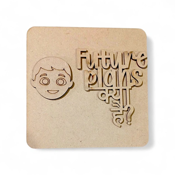 Future Plans Kya Hai Fridge Magnet - Set of 10
