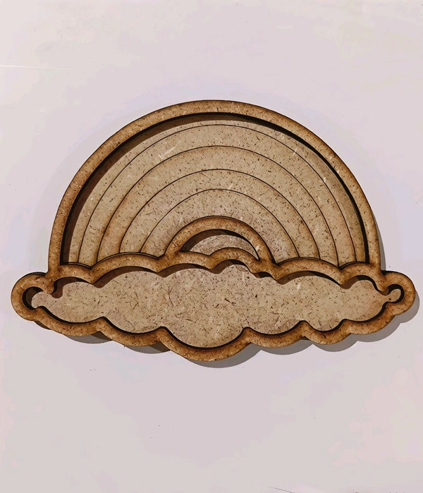 Rainbow Cloud Fridge Magnet - Set of 10