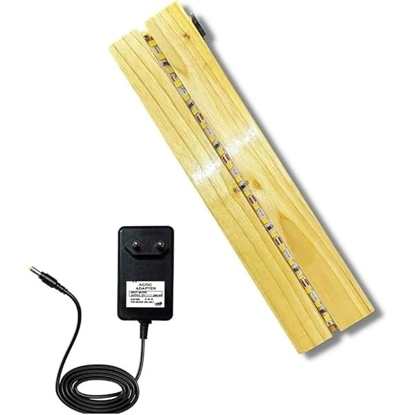 Pinewood Wooden Stand / Base LED Lamp - 24"