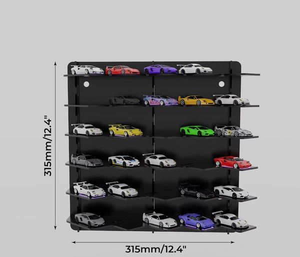 Hot wheels Diecast Display Stand Lasercut Acrylic