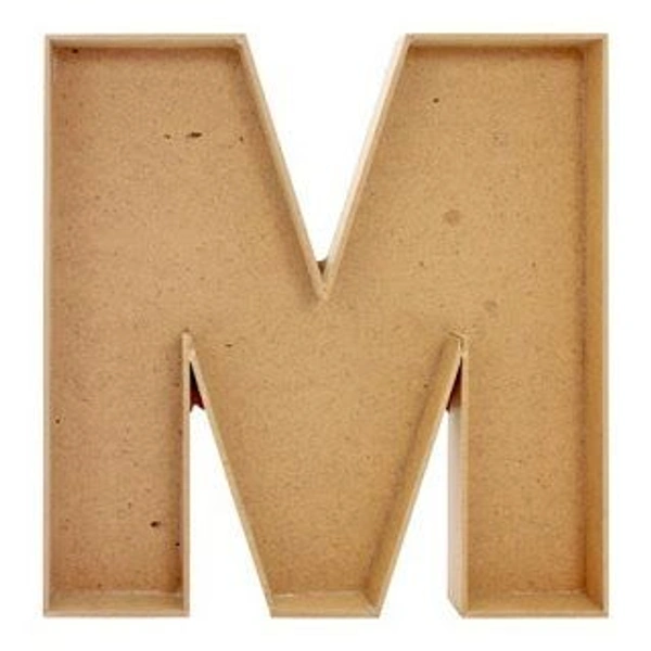 Monogram Letter Box Chocolate / Flower Fillable Box For Hamper Making / Charcuterie Board - 6 Inch, 4mm, M