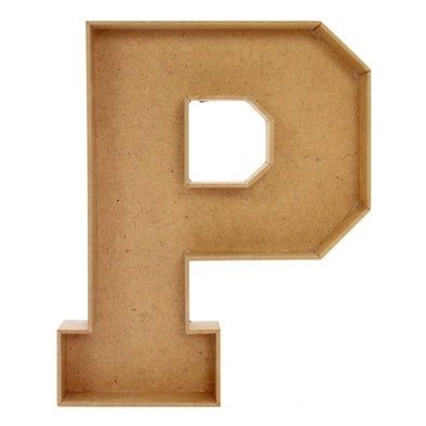 Monogram Letter Box Chocolate / Flower Fillable Box For Hamper Making / Charcuterie Board  - 8 Inch, 4mm, P, 4mm, A