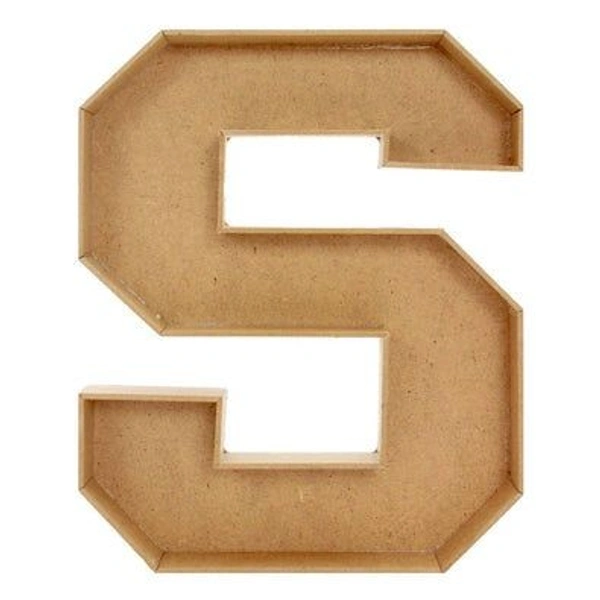 Monogram Letter Box Chocolate / Flower Fillable Box For Hamper Making / Charcuterie Board  - 8 Inch, 4mm, S, 4mm, A