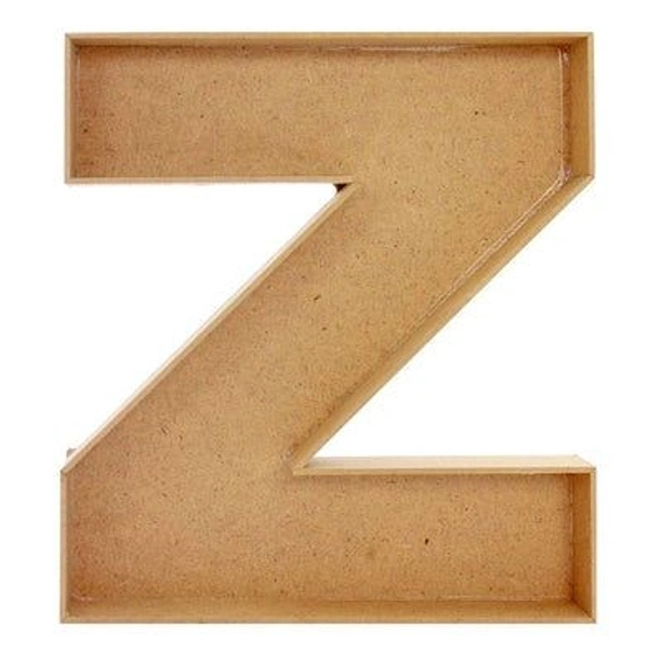 Monogram Letter Box Chocolate / Flower Fillable Box For Hamper Making / Charcuterie Board - 6 Inch, 4mm, Z, 4mm, A