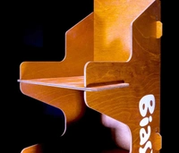 3 Tier Wooden Display Rack for Soaps & Candles | Countertop Vendor Display Stand | Craft Show Display, Retail Counters, Vendor Booths Shelf