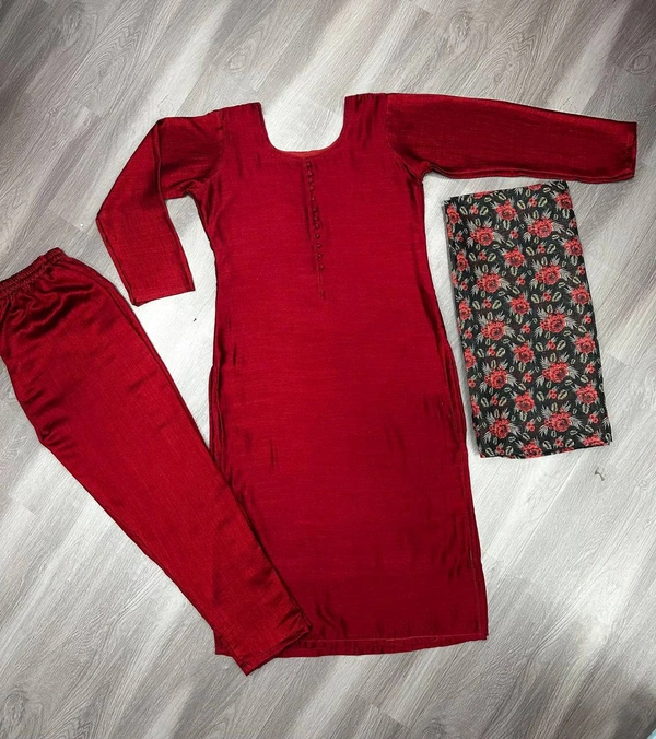 Pakistani Kurta - Maroon, XL-42