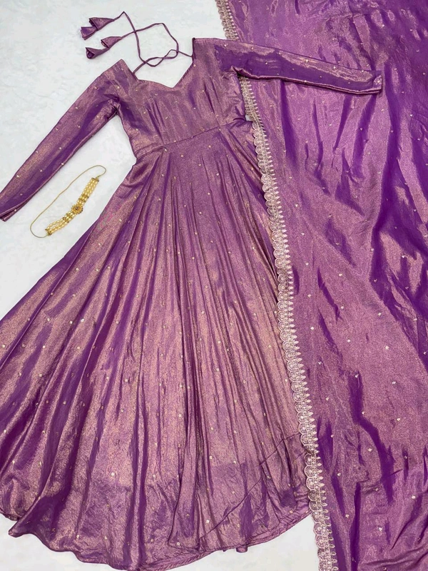 Tissu Gown - Lavender, XXXL-46