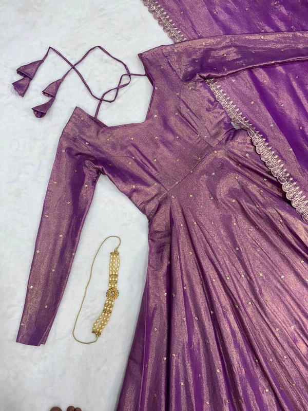 Tissu Gown - Lavender, XXXL-46