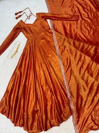 Tissu Gown - orange, S-36