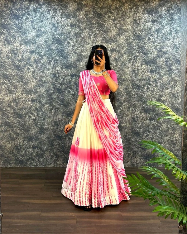 Water Sibori - Pink, M-36