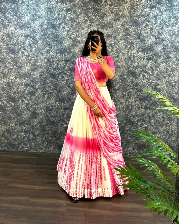 Water Sibori - Pink, M-36