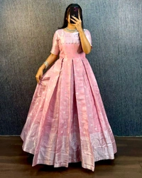 GOWN - Blush Pink, M-38
