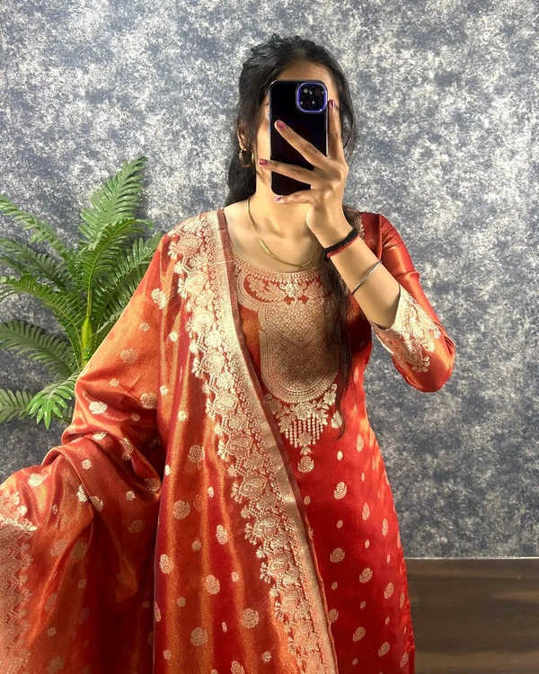 Suganya - Sunset Orange, Xxxl -46