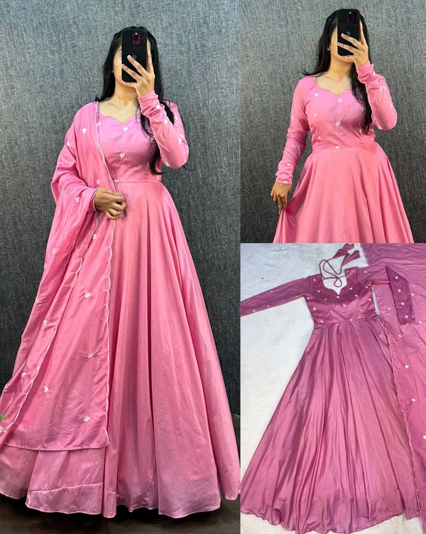 Aadya Heart - S-36, Lavender Rose