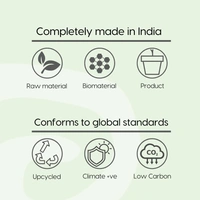 EHORA RICE HUSK CLASSIC MUG - 300 ML, Black, 3-4 Working Days