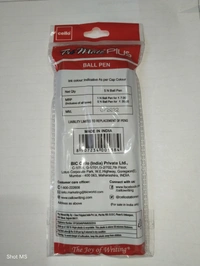 Cello Tri-mate Plus Ball Pen - 5 Piece - Black