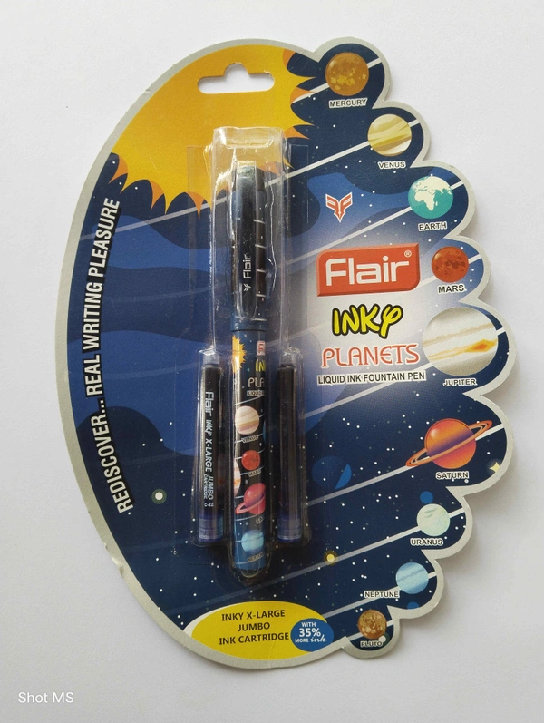 Flair Inky Planet Fountain Pen  - Blue