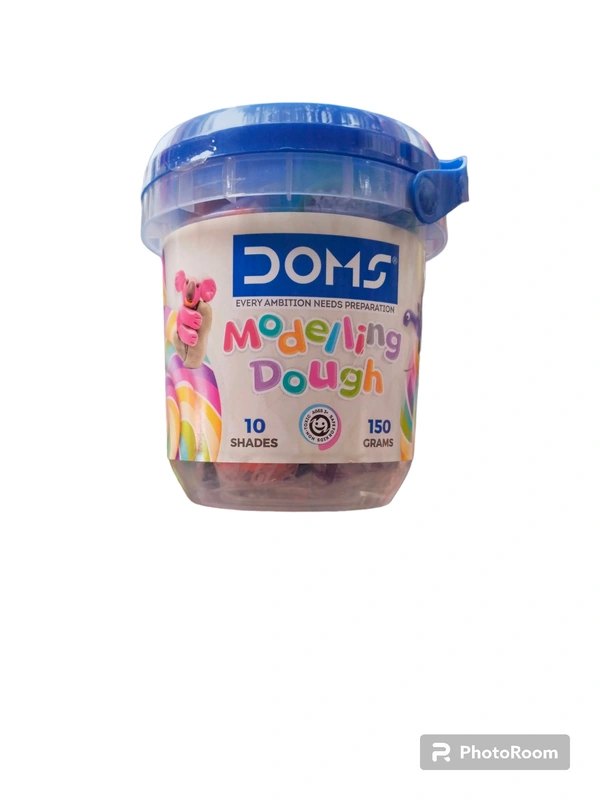 Doms  DOMS Modelling Dough And Clay 10 shades  - 150 gram