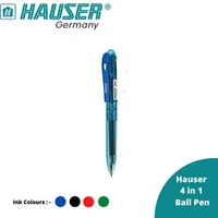 Hauser 4 In 1 Ball Pen (Blue ,Black ,Red ,Green)