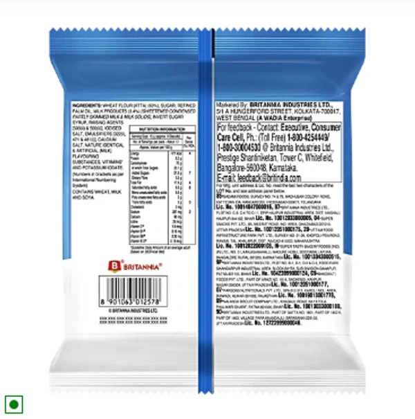 Britannia Milk Bikis Biscuits - 280 GM