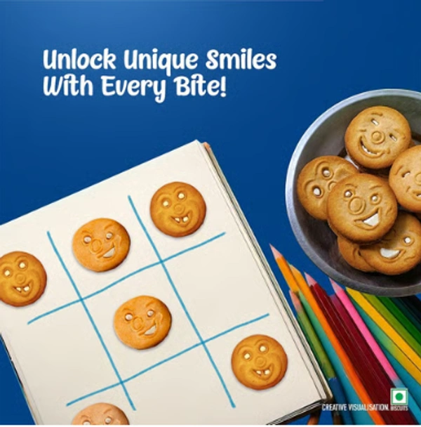 Britannia Milk Bikis Milk Sandwich Cream Biscuits - 200 GM